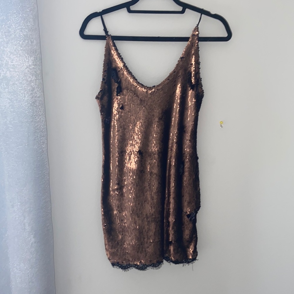 Free people sequin mini dress